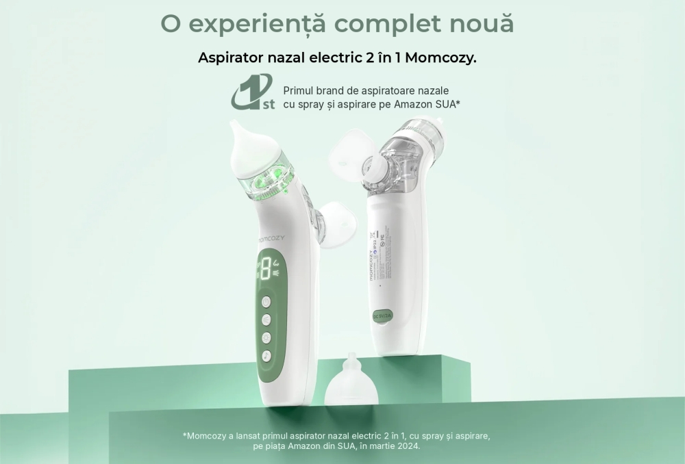 Aspirator nazal electric Momcozy BreezyClear 2 in 1, spray si aspirare [7]