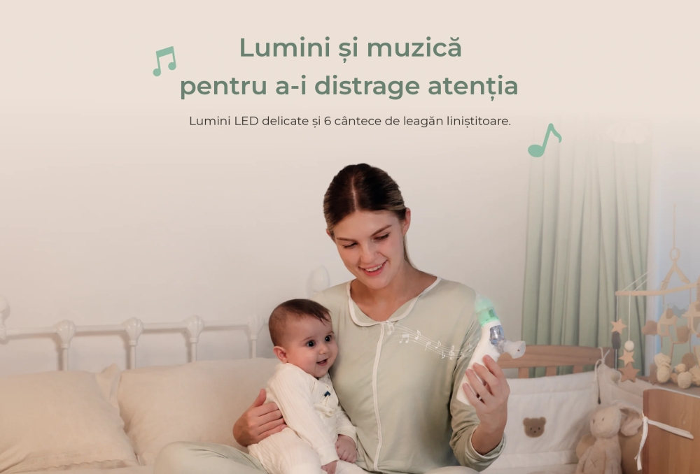 Aspirator nazal electric Momcozy BreezyClear 2 in 1, spray si aspirare [5]