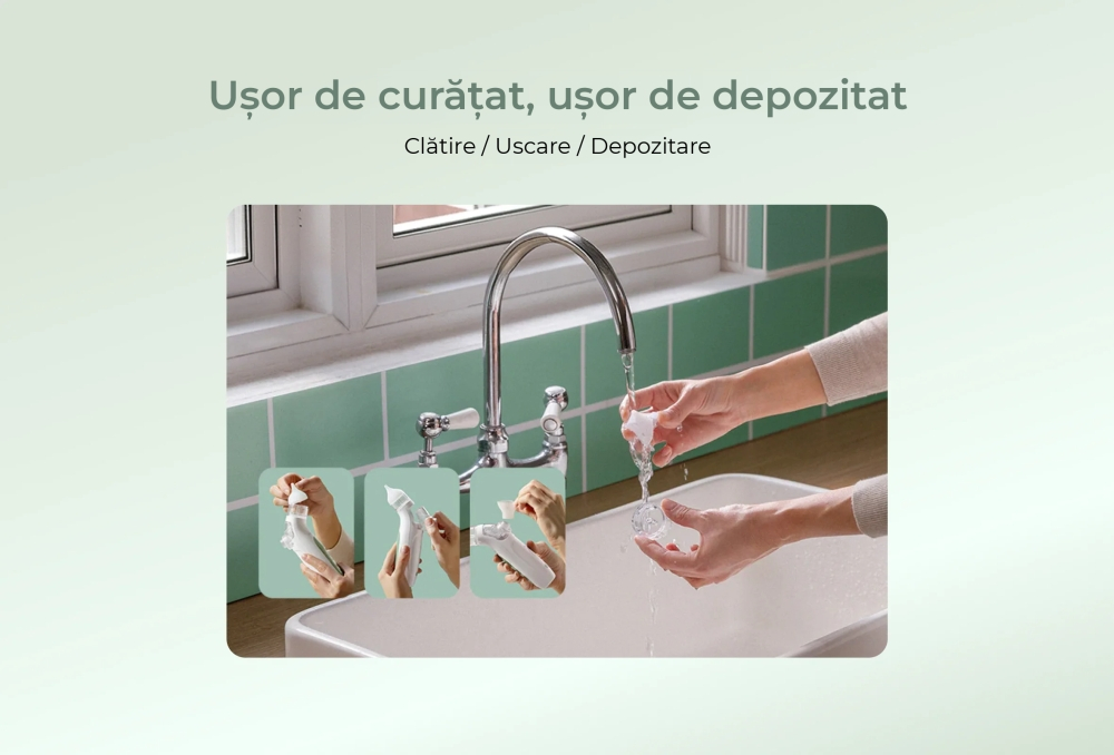 Aspirator nazal electric Momcozy BreezyClear 2 in 1, spray si aspirare [6]