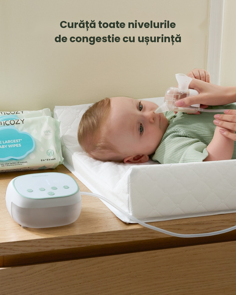Aspirator nazal electric Momcozy BreezyClear Pro 2 in 1, spray si aspirare [3]