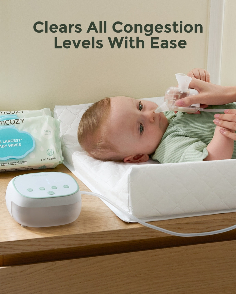 Aspirator nazal electric Momcozy BreezyClear Pro 2 in 1, spray si aspirare [3]