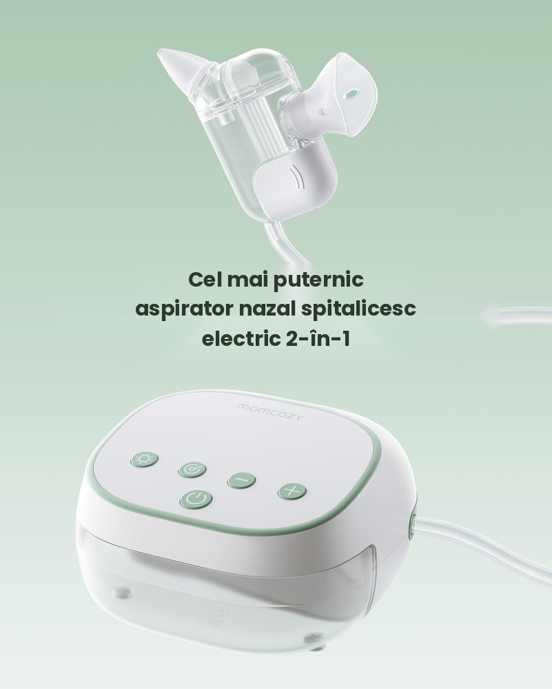 Aspirator nazal electric Momcozy BreezyClear Pro 2 in 1, spray si aspirare [4]