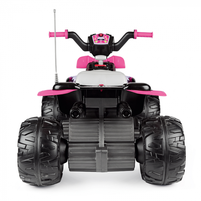 ATV Peg Perego Corral T-Rex, 330W, 12V, 3 ani +, Roz/ Negru [7]