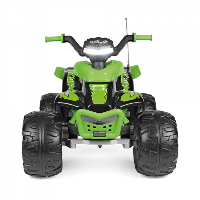 ATV Peg Perego Corral T-Rex, 330W, 12V, 3 ani +, Verde/ Negru [7]