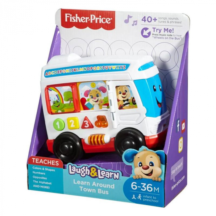 Autobuzul cu lumini si sunete Laugh&Learn - Fisher Price [3]