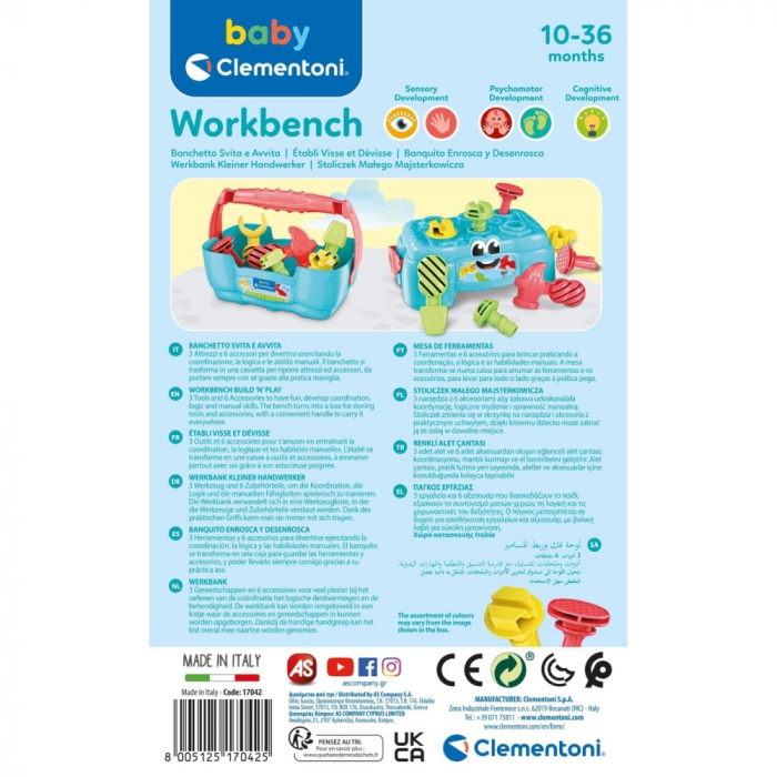 Baby Clementoni - Centru De Activitate Cu Unelte [3]
