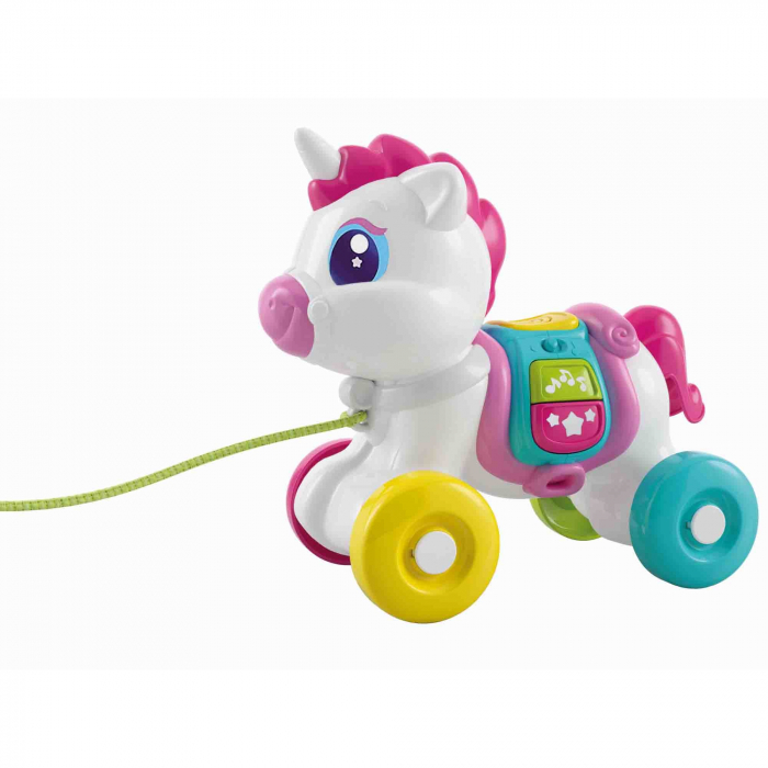 Baby Clementoni - Jucarie De Tras Unicorn Interactiv [3]