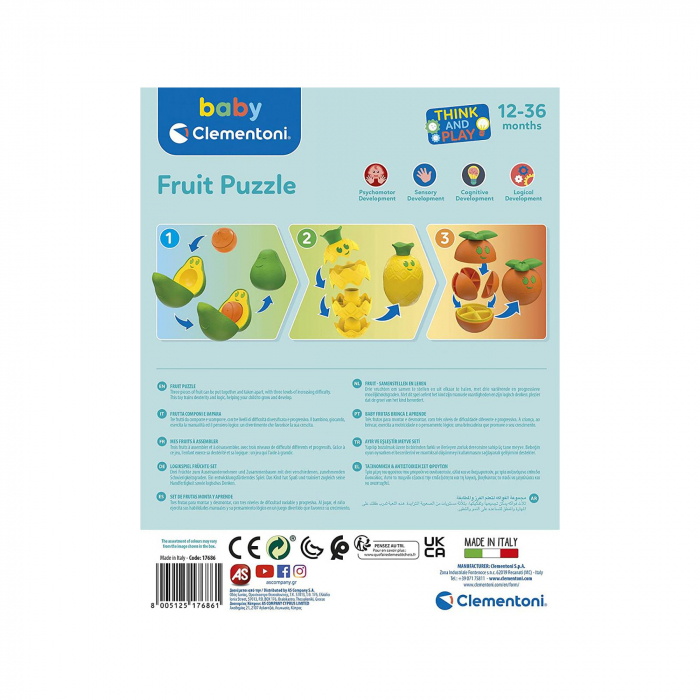 Baby Clementoni - Set Logica - Asambleaza Fructele [3]