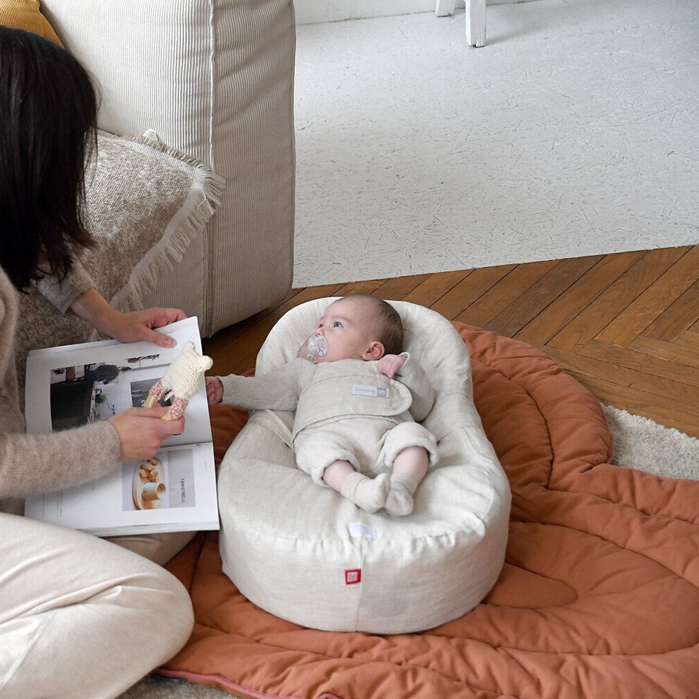 Baby nest ergonomic Red Castle Cocoonababy 10° 0-3 luni Linen Natural [4]
