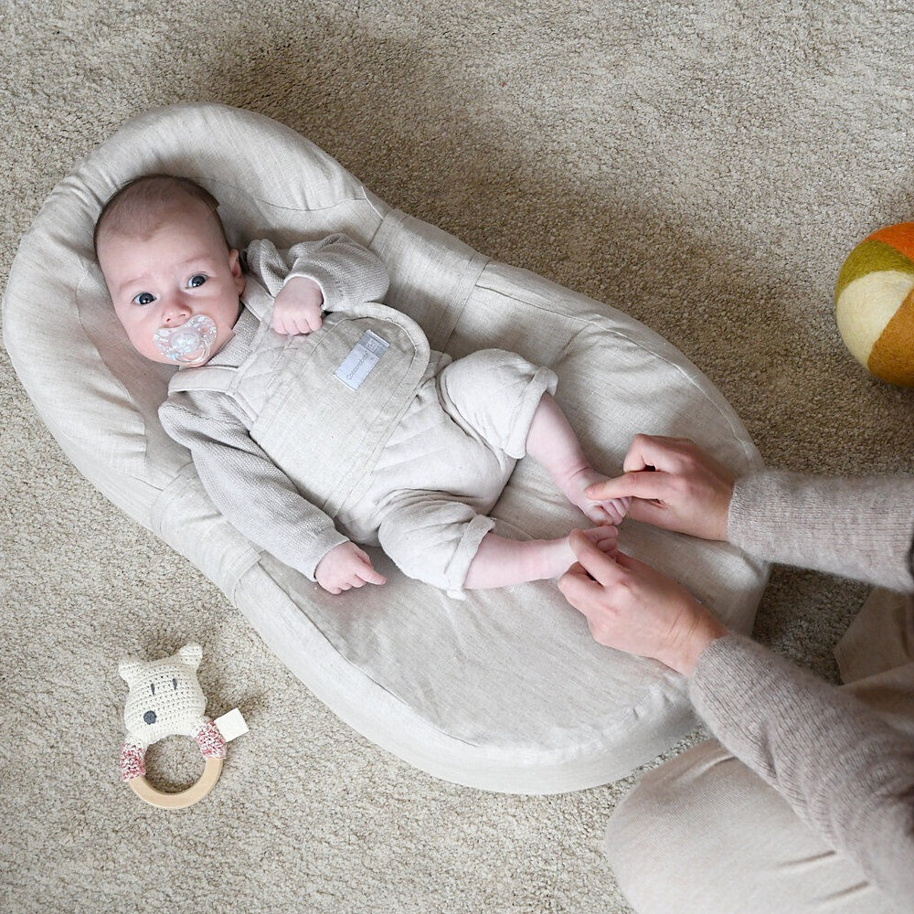 Baby nest ergonomic Red Castle Cocoonababy 10° 0-3 luni Linen Natural [3]
