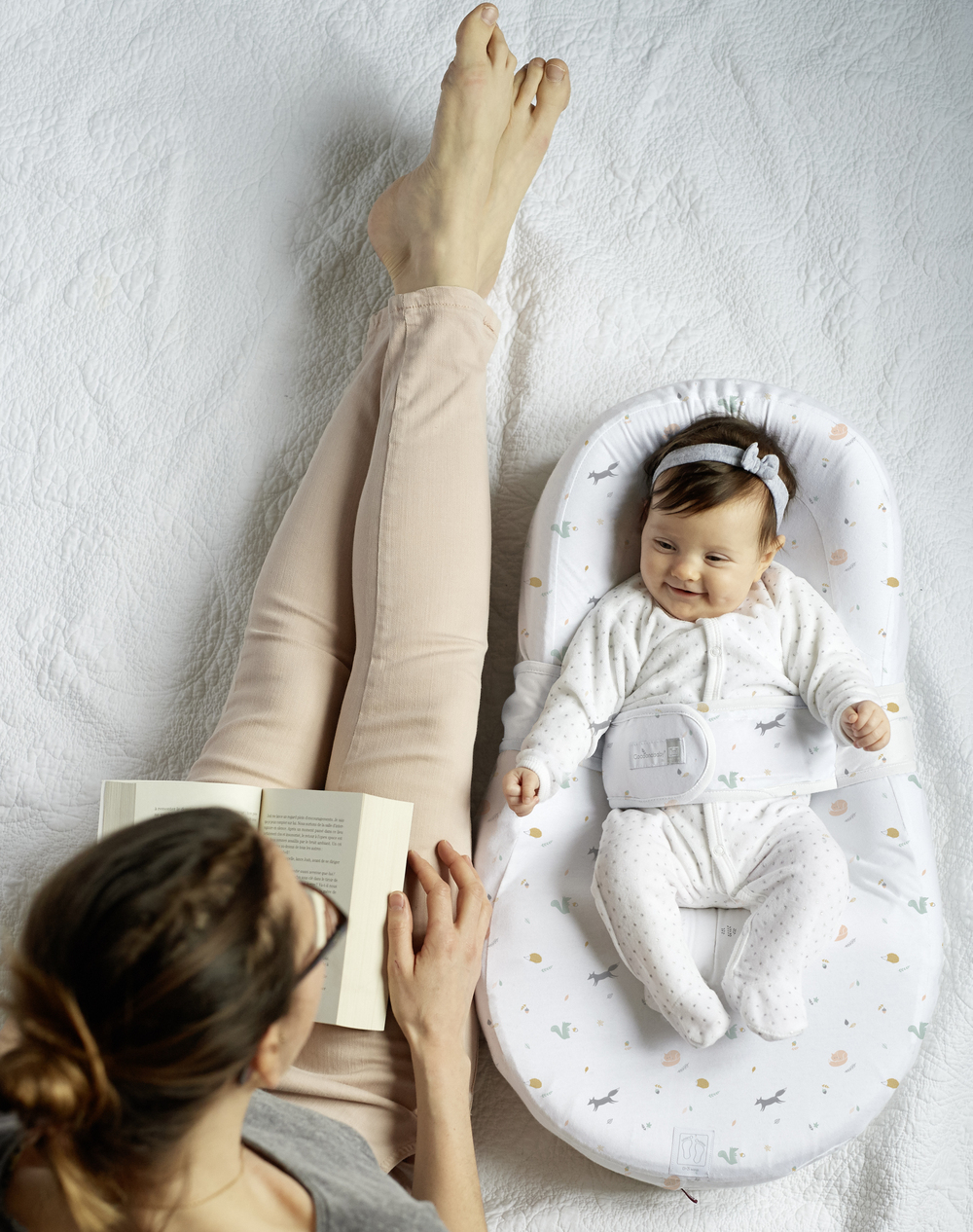 Baby nest ergonomic Red Castle Cocoonababy 10° Happy fox [4]