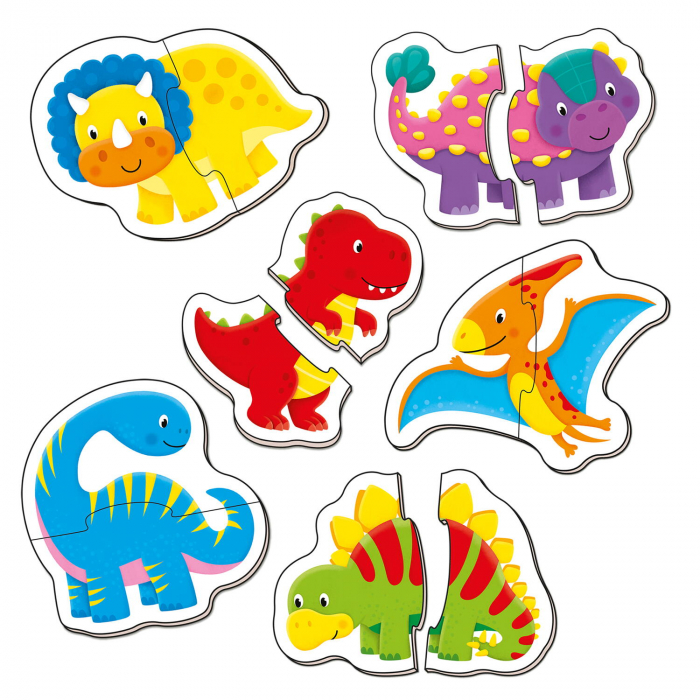 Baby Puzzle: Dinozauri (2 piese) [3]
