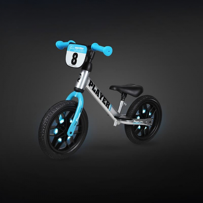 Balance bike Qplay Player Albastru [5]