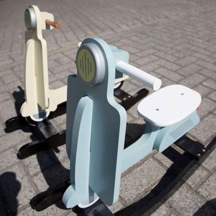 Balansoar Childhome Scooter, MDF Crem- resigilat [4]