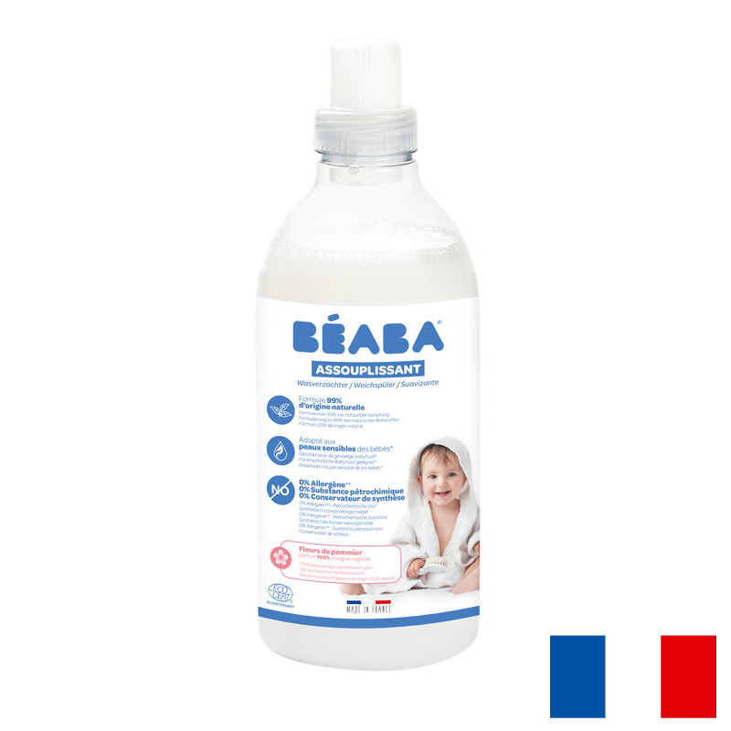 Balsam de rufe Beaba Flori de Mar 1 L 40 spalari, Certificat Ecocert