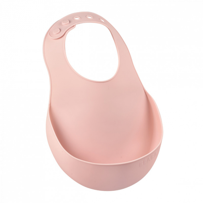 Baveta silicon Beaba Old Pink [5]