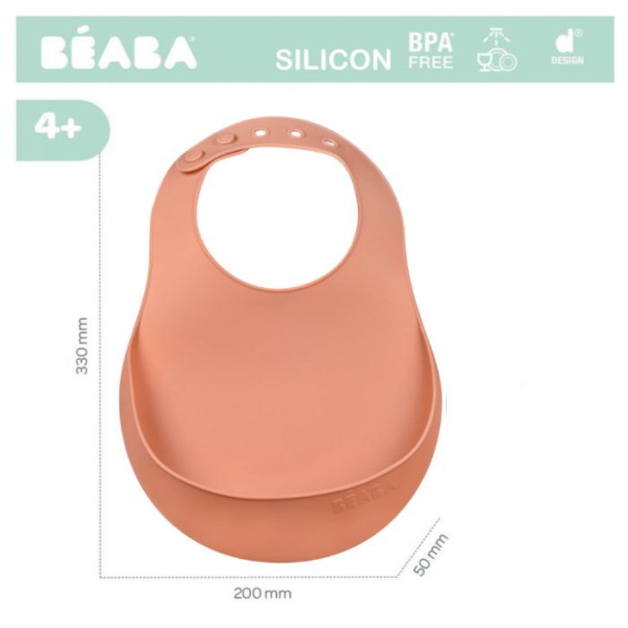 Baveta silicon Beaba Terracotta [4]