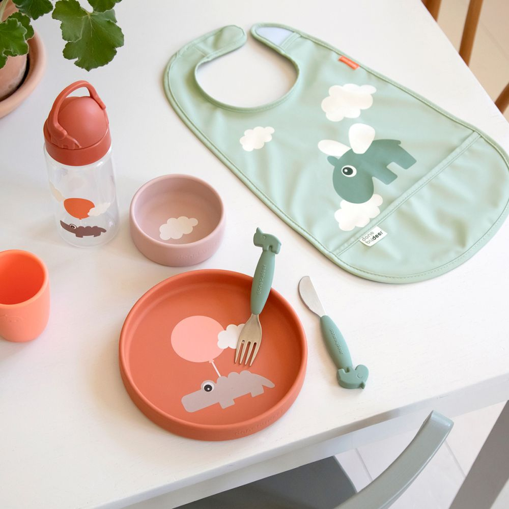 Bavetica cu arici Done by Deer Happy Clouds Green [4]