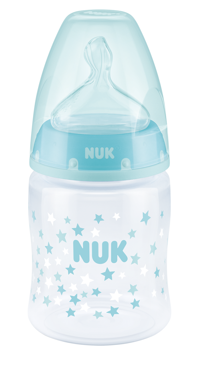 Biberon Nuk  First Choice+ 150 ml Controlul Temperaturii Tetina Silicon 0-6 Luni