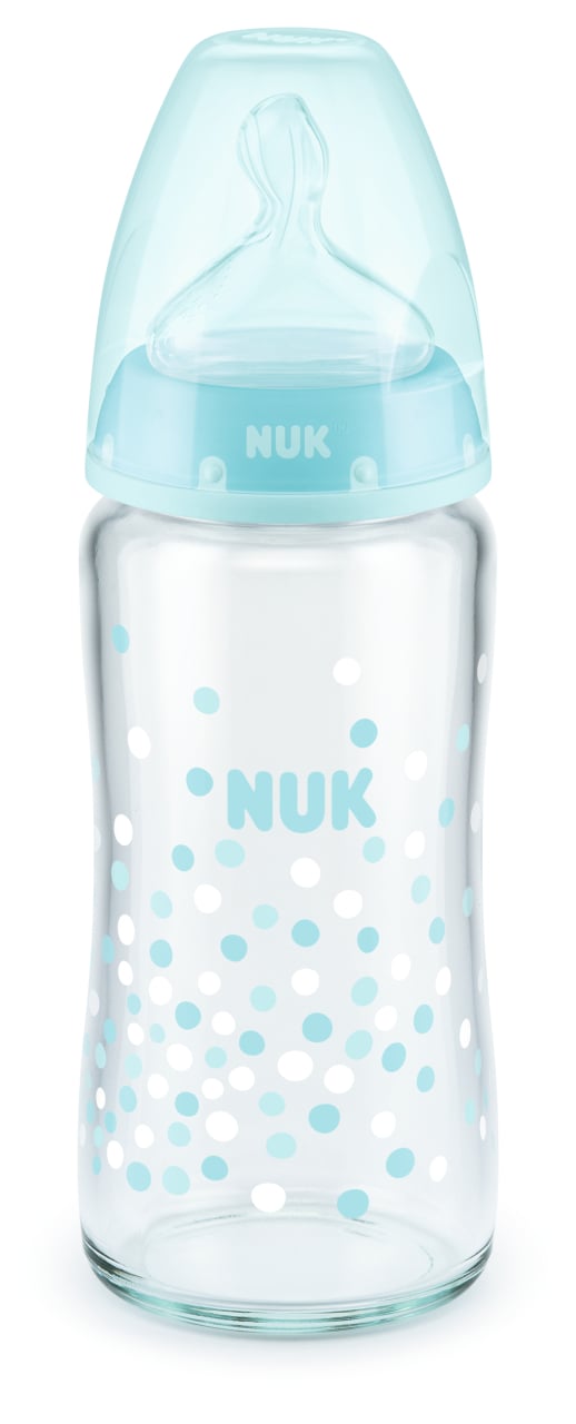 Biberon Nuk First Choice+ 240 ml Controlul Temperaturii Tetina Potrivita  0-6 Luni