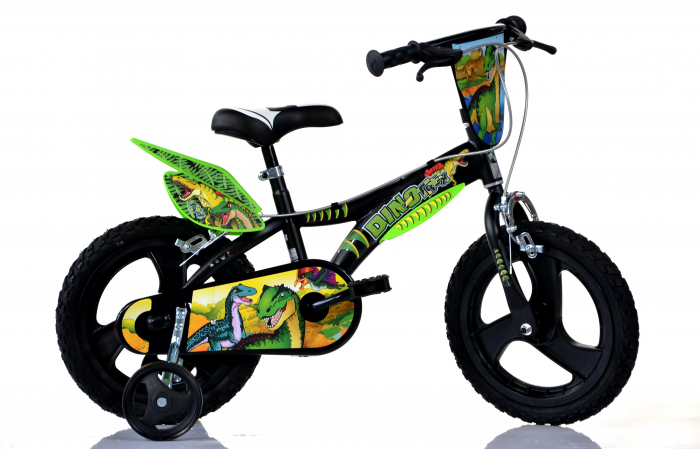 Bicicleta 16 Inch Dinosaur Verde