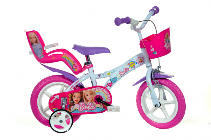 Bicicleta copii 12 - Barbie la plimbare