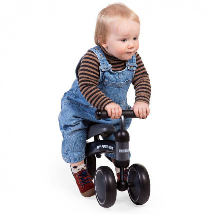 Bicicleta echilibru Childhome 18-36 luni Metal, Gri [4]