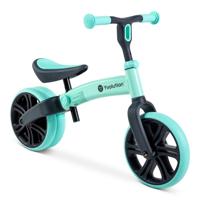 Bicicleta echilibru Yvolution Y Velo Junior Green - Resigilat