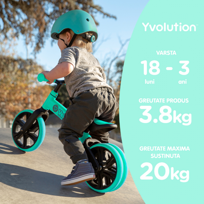Bicicleta echilibru Yvolution Y Velo Junior Green YV-YT16G2 [6]