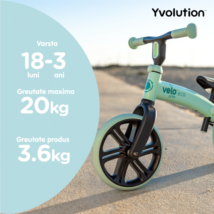 Bicicleta echilibru Yvolution Y Velo Junior Green [8]