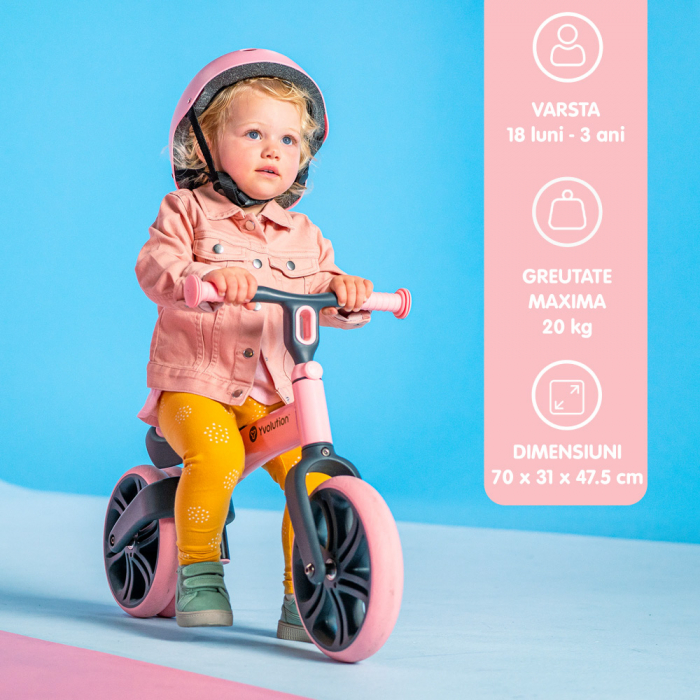 Bicicleta echilibru Yvolution Y Velo Junior Pink - Resigilat [5]