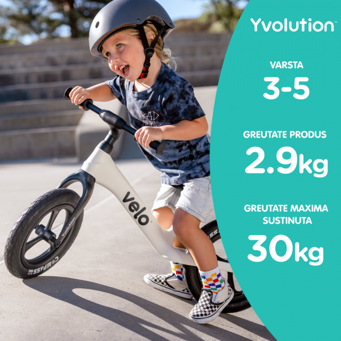 Bicicleta echilibru Yvolution Y Velo Pro White [6]