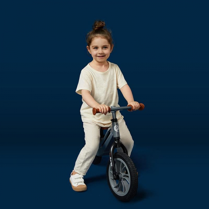Bicicleta fara pedale QPlay Balance Bike Racer Gri [4]