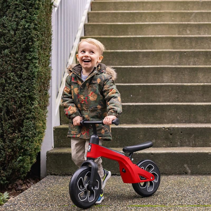 Bicicleta fara pedale QPlay Balance Bike Tech Rosu [7]