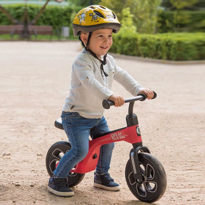 Bicicleta fara pedale QPlay Balance Bike Tech Rosu [4]