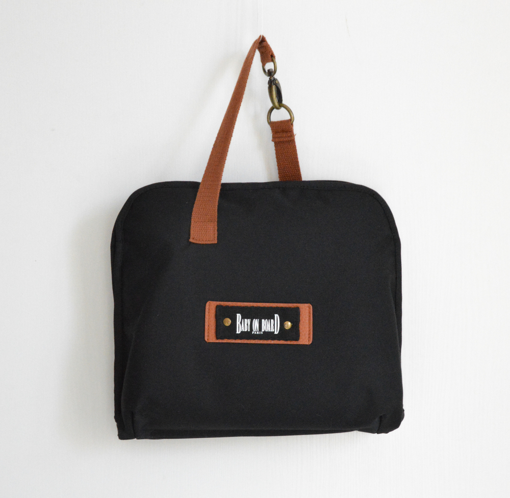 Borseta bebelusi Baby On Board Miniz Pouch Black [5]