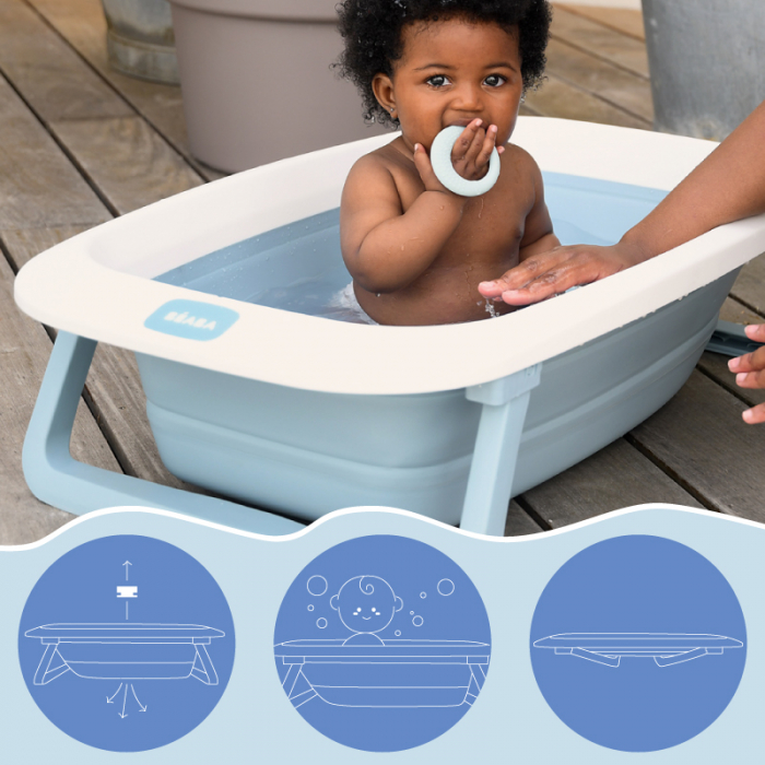 Cadita pliabila Beaba Eazy Pop Baltic Blue-Resigilat [3]