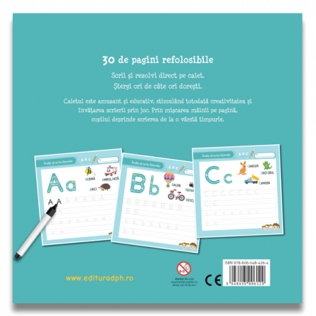 Caiet DPH Invat sa scriu literele [2]