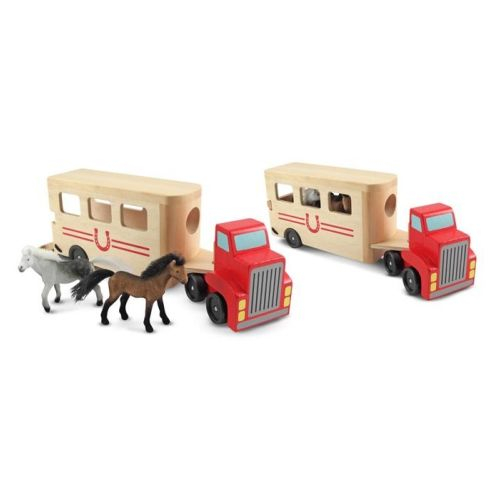 Camion Transportor de Cai cu Remorca Melissa and Doug [2]