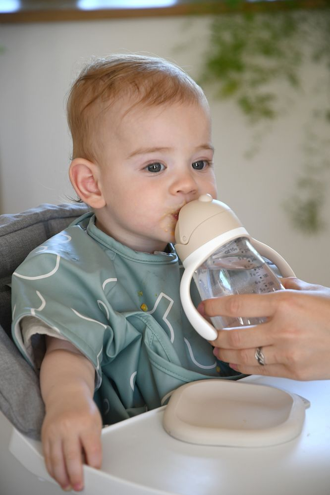 Cana cu pai din Tritan Beaba 300 ml Clay [3]