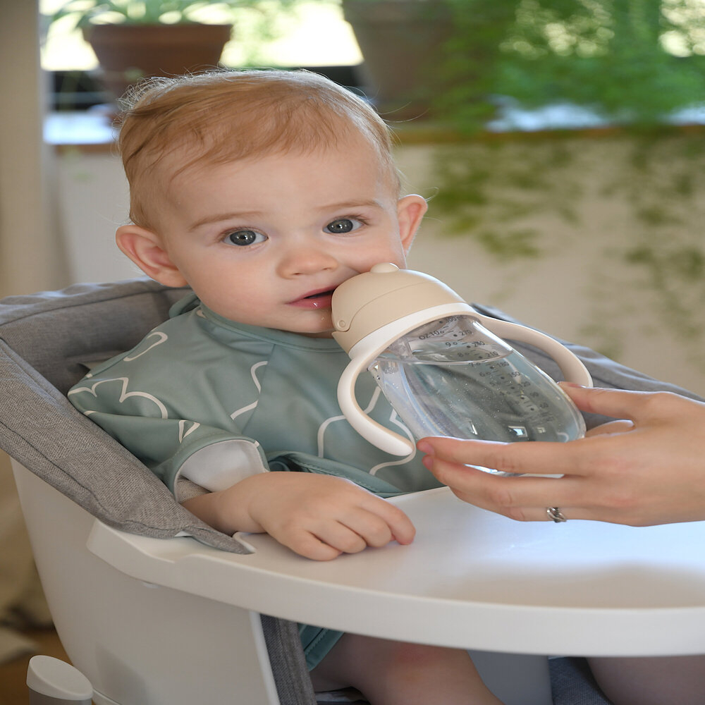 Cana cu pai din Tritan Beaba 300 ml Clay [3]