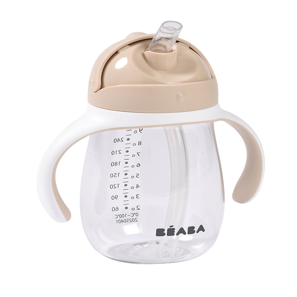 Cana cu pai din Tritan Beaba 300 ml Clay [2]