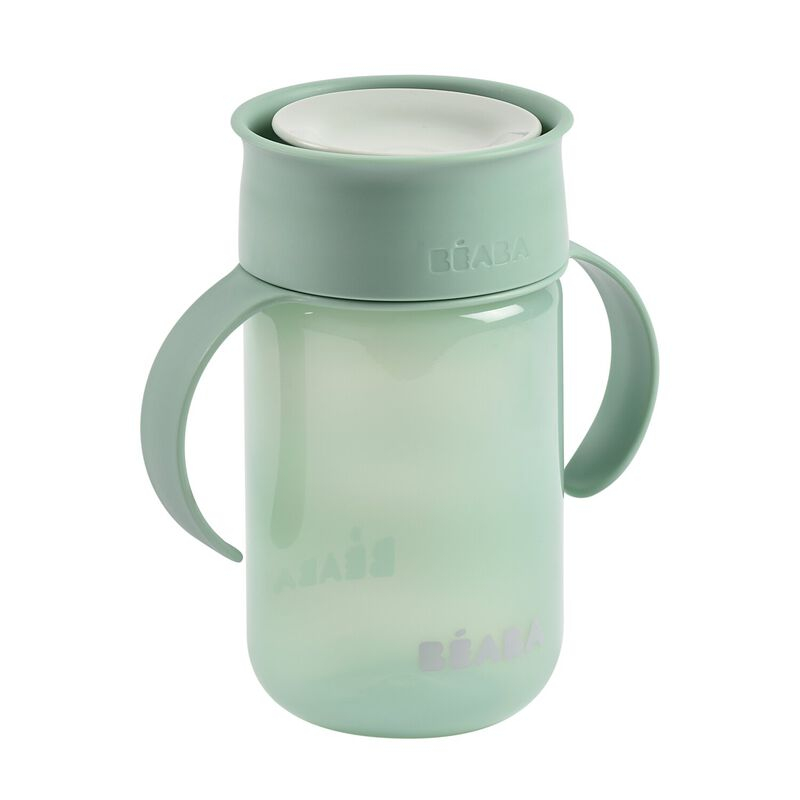 Cana de invatare Beaba 340 ml Sage Green [4]