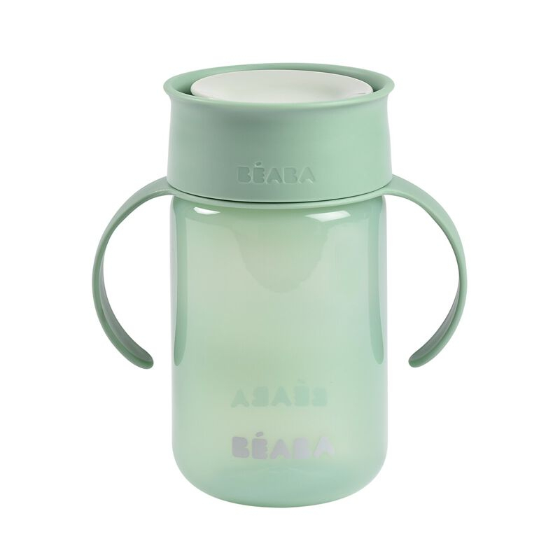 Cana de invatare Beaba 340 ml Sage Green