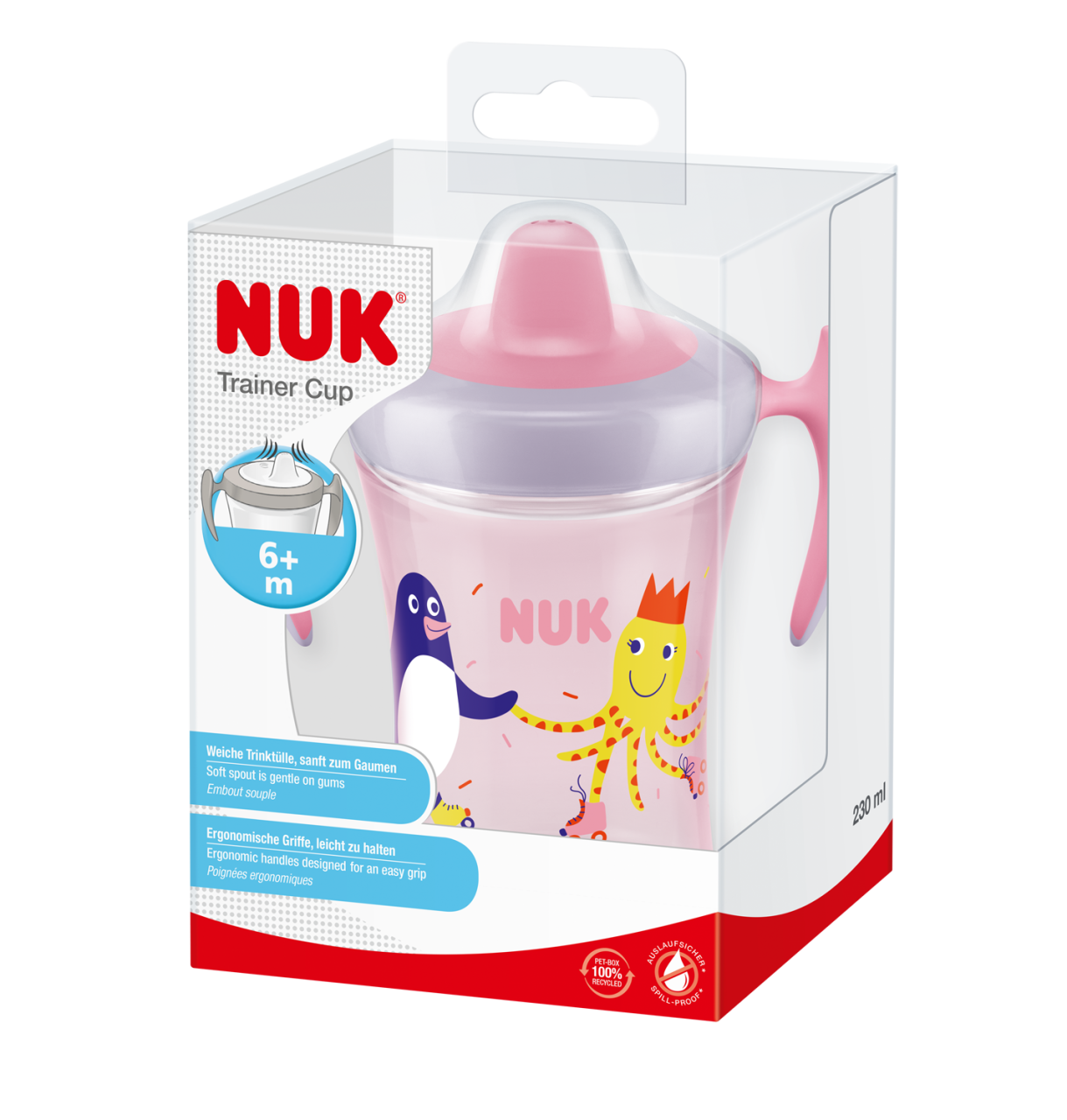 Cana Nuk Evolution Trainer Fete 230 ml de la 6 luni