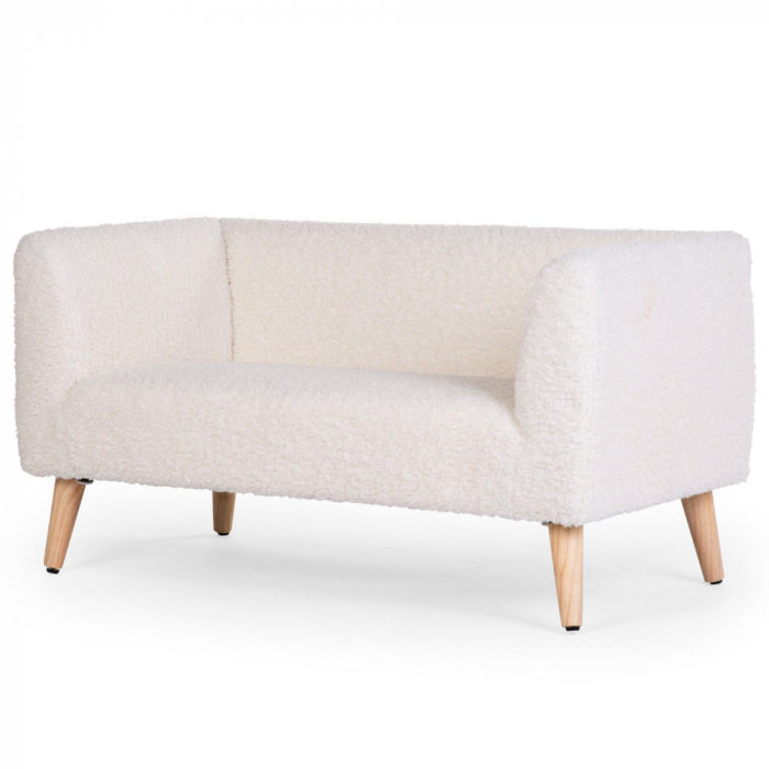 Canapea pentru copii Childhome Teddy Alb [2]