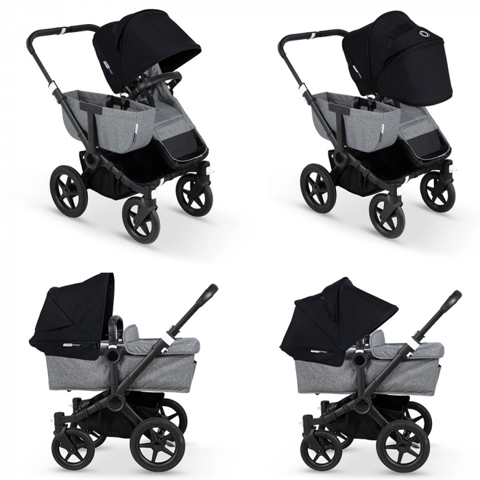 Capotina carucior Bugaboo Donkey 3 Black [3]