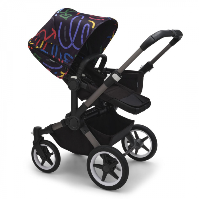 Capotina carucior Bugaboo Donkey 5 Art of Discovery Dark Blue [2]