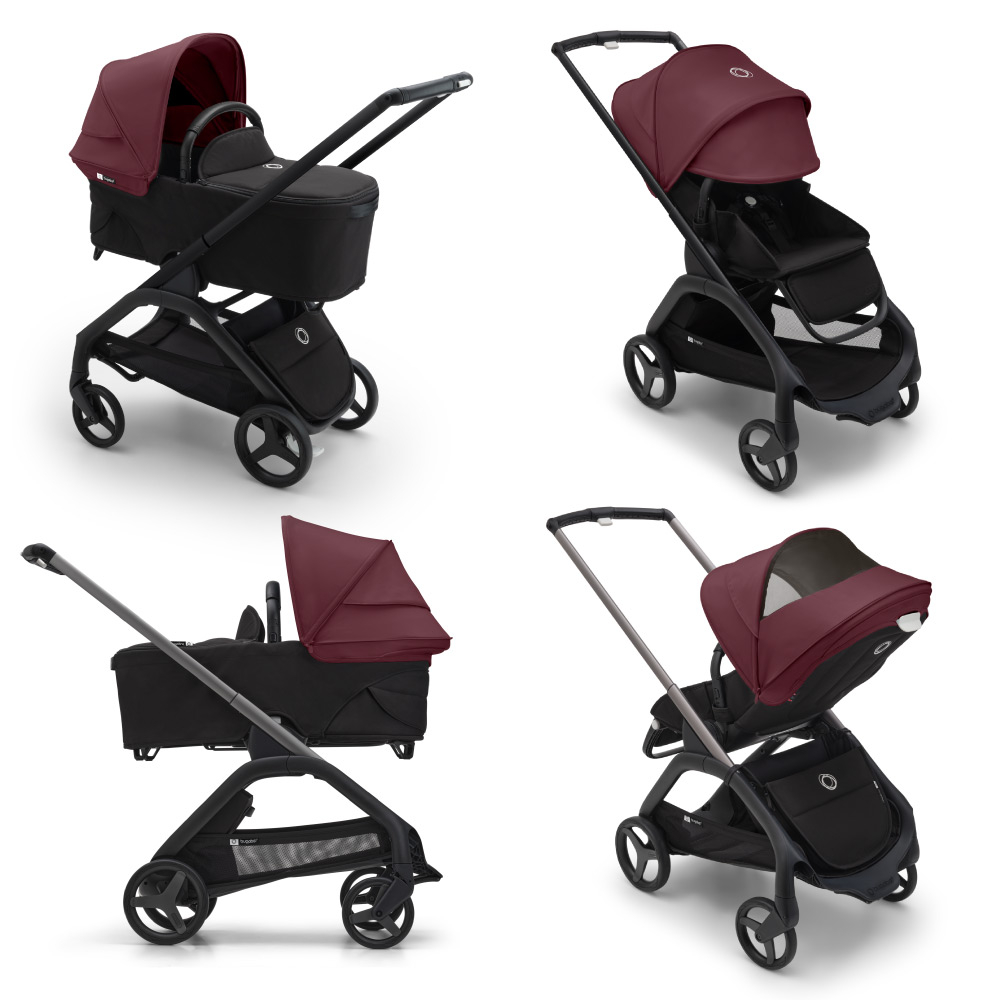 Capotina carucior Bugaboo Dragonfly Dark Cherry [2]