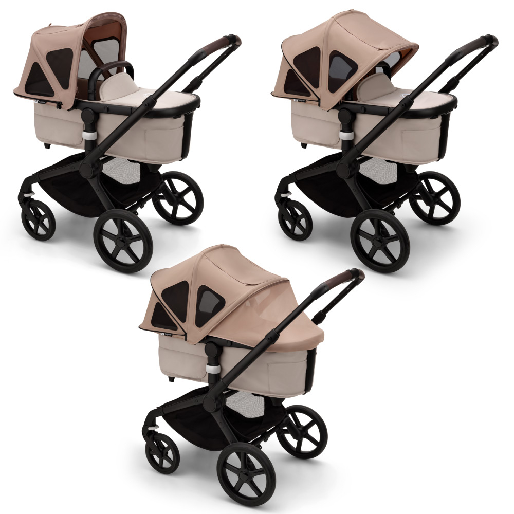 Capotina cu extensie plasa insecte Bugaboo Fox 5/Fox Cub/Lynx Dune Taupe [2]